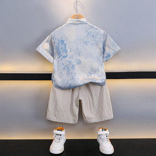 Tết Nguyên Đán Lễ Hội Tết Nguyên Đán Quần Áo Bé Trai Tay Ngắn Đường Phù Hợp Với Hanfu Mùa Hè 2025 Phong Cách Mới Trẻ Em Lễ Hội Thuyền Rồng Quần Áo Mùa Hè Phong Cách Trung Hoa Trẻ Em Mới Phong Cách Trung Hoa Phù Hợp Với Cảm Giác Cao Cấp 01