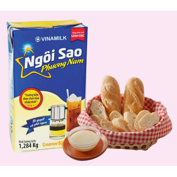 (Combo 3 Hộp) Sữa Đặc Ngôi Sao Phương Nam Vinamilk 1,284 Kg, Sữa Đặc Thơm Ngon Pha Cà Phê Chuẩn Vị