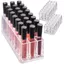 Hộp bóng để bàn YICA, Hộp đựng son môi Acrylic, Giá đỡ mỹ phẩm làm móng tay 24 khe di động cho bàn chải trang điểm Bút chì kẻ mày Son bóng Hộp đựng nước hoa