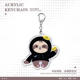 New Pondphuwin Kaotungfirst GeminiFourth Acrylic Keychains Cartoon Backpack Pendant Key Chain Kawaii Key Ring Accessorie