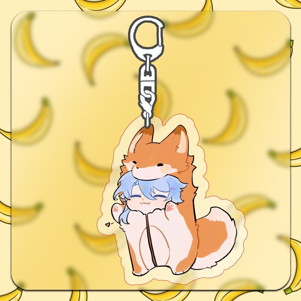 Móc khóa GENSHIN IMPACT ver Đồ thú liền thân game quà tặng chibi mica anime xinh xắn arcylic dễ thương
