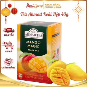Trà Ahmad Xoài Hộp 40g Hương Vị Nhiệt Đới Thơm Mát Đậm Vị Trà Ngon