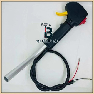 Tay ga mỏ vịt máy cắt cỏ , tay lái trái máy cắt cỏ, (Nhôm dày)
