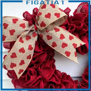 40cm Vòng Hoa Valentine Cửa Treo Vòng Hoa Hình Trái Tim Trang Trí Với Nơ Mặt Dây Chuyền Để Đính Hôn Kỷ Niệm Trang Trí Nhà