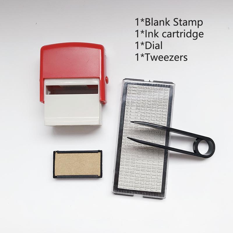 Newsmallbrains Bộ Tem Cao Su DIY Tùy Chỉnh Cá Tính Tự Mực Địa Chỉ Kinh Doanh Tên Số Chữ Tem Thủ Công Mỹ Nghệ Pring Tem Cao Su NSB