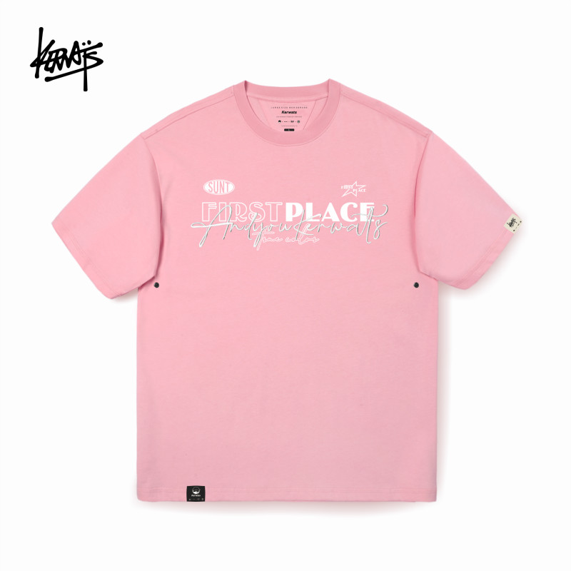 Áo sơ mi unisex KERiWATS 2026 - 100% cotton cao cấp, cổ tròn, in hình chữ cái Mỹ