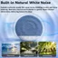Máy nghe nhạc MP3 không dây YRBWD, Tắt thời gian Tiếng ồn trắng Loa Bluetooth ngủ Mini, Âm thanh nổi HiFi di động Máy nghe nhạc siêu mỏng Phòng ngủ