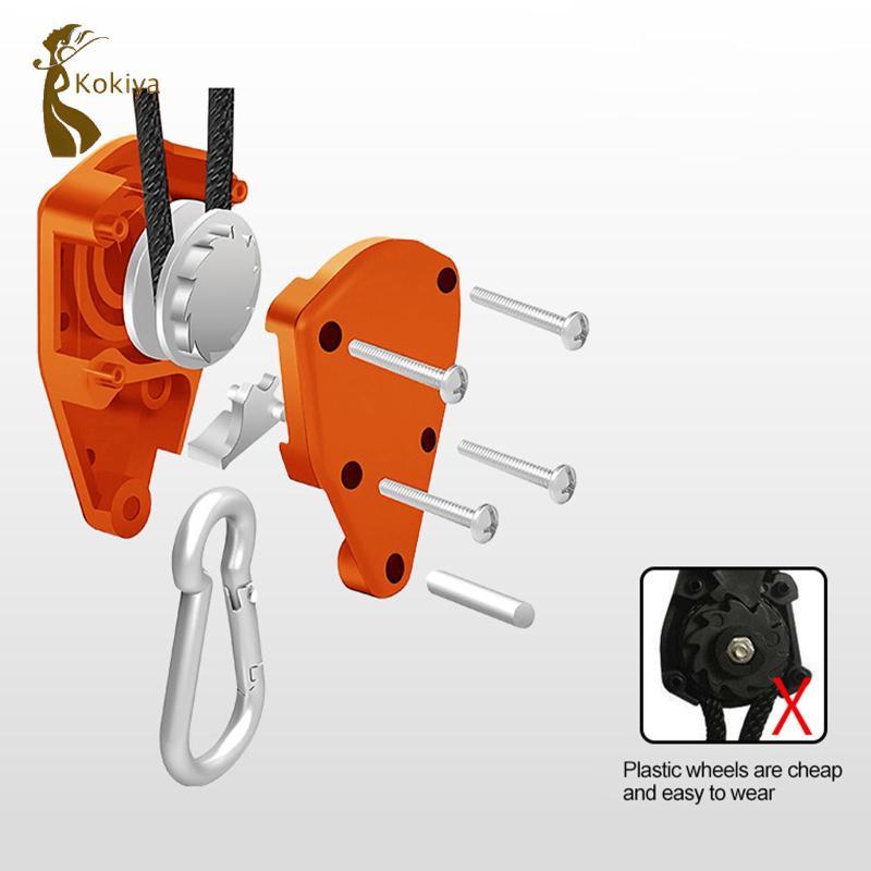 Ròng Rọc Ratchet với Dây Móc Phát Sáng và Khóa Nhanh cho Treo Mái Hiên và Lều