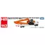 Takara Tomy Tomica Long Type Tomica No. 143 Hitachi Construction Machinery Hydraulic Excavator ZX210-7 SLF and Heavy Equipment Transporter Miniature Toy for ages 3 and up.