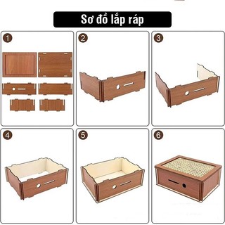 Hộp gỗ tiết kiệm tiền chất lượng, ống đựng tiền tiết kiệm tiện lợi, dùng cho tiền xu và tiền giấy, đa dạng