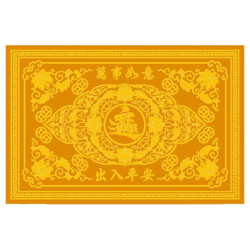 Thảm cửa Todo vàng hướng Tây, không rửa, lau sạch bụi bẩn NWF1