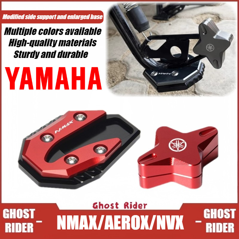 Dành Cho Xe YAMAHA NMAX125 NMAX155 AEROX155 Nhôm Bên Đứng Miếng Lót Chân Đế Phóng To Tấm Hỗ Trợ Sửa Đổi Phụ Kiện