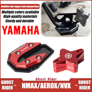 Dành Cho Xe YAMAHA NMAX125 NMAX155 AEROX155 Nhôm Bên Đứng Miếng Lót Chân Đế Phóng To Tấm Hỗ Trợ Sửa Đổi Phụ Kiện