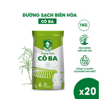 Đường Sạch Cô Ba 1KG - Đường Mía Tinh Khiết, Nguyên Liệu Nấu Ăn & Pha Chế Thạch Dừa Ngon Miệng