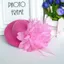 PYCOU Mũ Hộp Đựng Hoa, Phụ Kiện Tóc 13cm Trẻ Em Fascinators Mũ, Trang Điểm Thời Trang Lông Vũ Trà Tiệc Kẹp Tóc Ngày Lễ