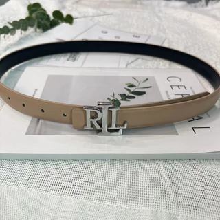 Thắt lưng nữ da mịn khóa RLL 2.5cm rộng, style cổ điển độc đáo