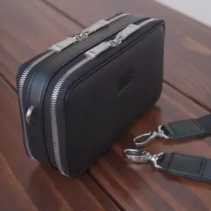 Túi đeo chéo, clutch cầm tay TCS06, da bò Epsom cao cấp, form dáng nhỏ gọn - Kích thước 21×12×6cm