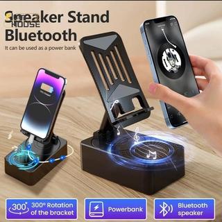 Loa PlumHOUSE BlueTooth có giá đỡ điện thoại Giá đỡ điện thoại di động 5 trong 1 360° Đế đứng 5000mAh VN