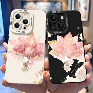 Ốp điện thoại lá bưởi hồng cho iPhone 17 / 16 / 15 / 14 / 13 / MINI / 12 / 11 / Pro MAX / X / XS / XR / 7 / 8 / 6 Vỏ bảo vệ toàn diện bằng silicon lỏng chống sốc và chống rơi