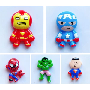 SET CHARM GẮN DÉP: 5 SIÊU ANH HÙNG CHIBI - CỰC XỊN XÒ