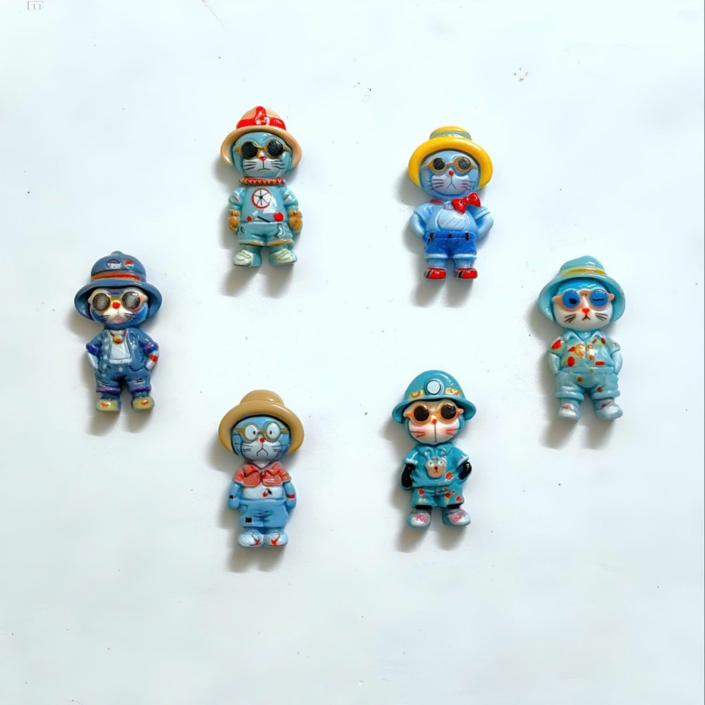Set charm Doraemon: Biệt đồi mèo ngầu- StreetStyle cực chất