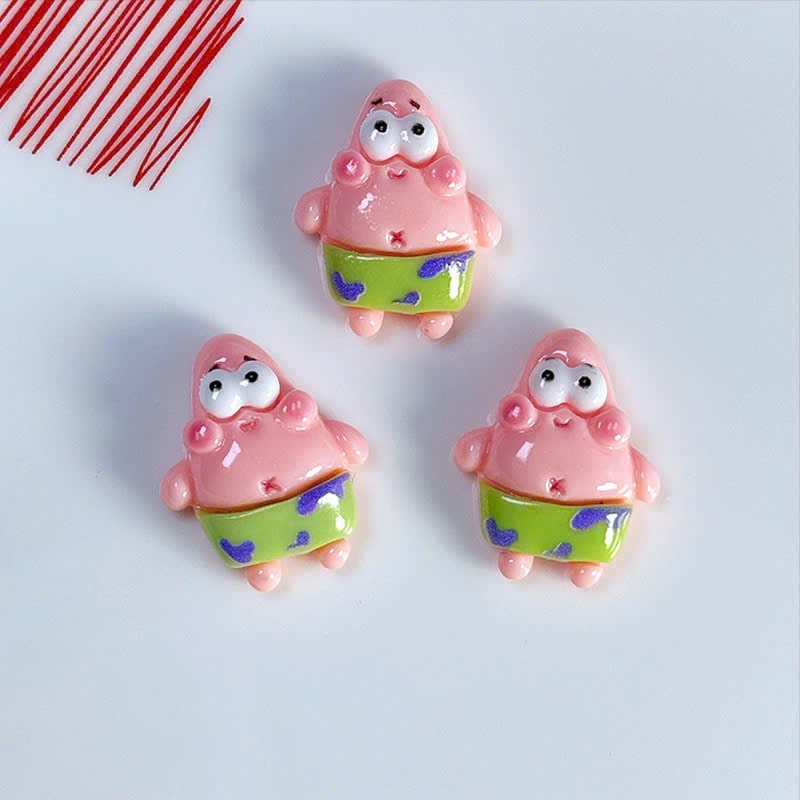 Charm gắn dép: Set charm 8 món bọt biển dễ thương - SpongeBob – Patrick - mã 2026 HÀNG NÉT ĐẸP HƠN- CÓ BÁN LẺ SET