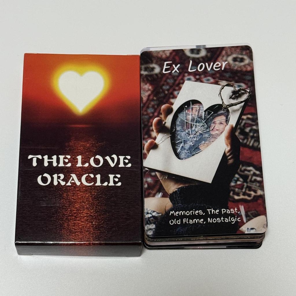The Love Oracle Deck 10.3 * 6cm - 54 Thẻ lãng mạn hiện đại dành cho Soulmate & Twin Flame Guidance saixit2vn