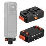 1 Cái Giá đỡ bộ chuyển đổi phát hành nhanh từ tính Tương thích với Insta360 X5, với lỗ vít 1 / 4 / Kết nối bộ chuyển đổi / Khóa an toàn, Đế mở rộng khung hợp kim nhôm cho Ace Pro 2 — ảnh 1