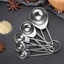 【COD】Set thìa đong định lượng 5 món làm từ inox bền đẹp, tiện dụng để đo lường các nguyên liệu khô và ướt trong gian bếp