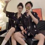 Cặp Đôi Bộ Đồ Ngủ Nữ Ice Silk Tay Ngắn 2025 Mùa Hè Nam Chính Hãng Lụa Plus Kích Thước Loungewear Phù Hợp Với