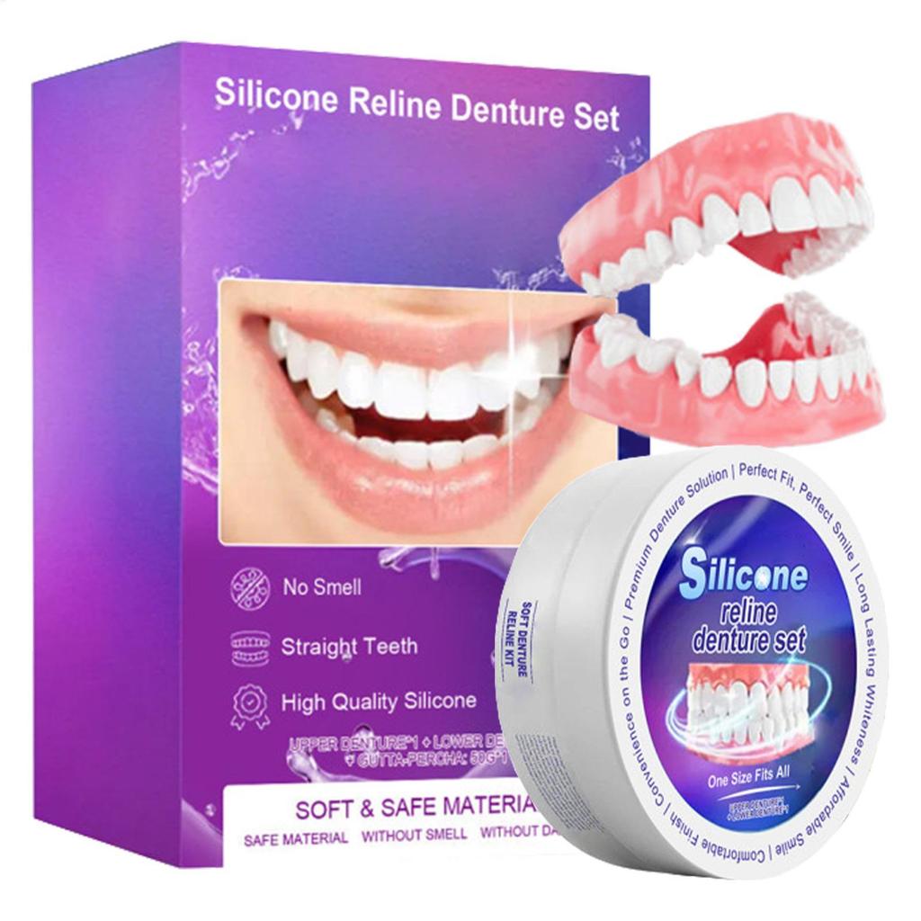 Denture Reliner Kit Denture Repair Kit Comofrtable Denture Relining Kit ...