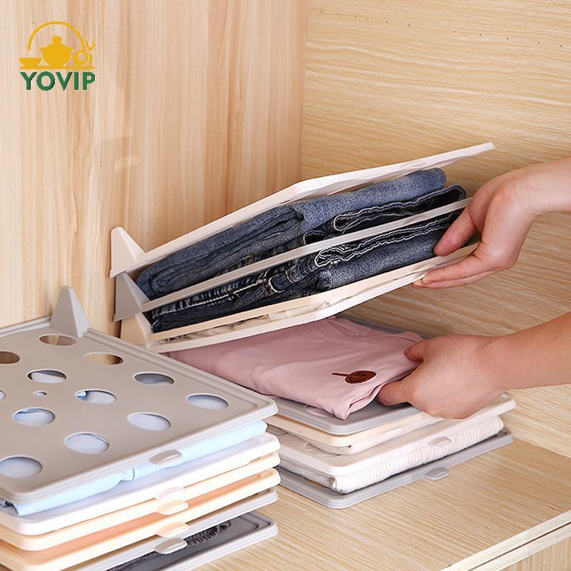 YOVIP Bảng Gấp Quần Áo, Phân Loại Áo Thun Tay Ngắn, Sắp Xếp Tủ Quần Áo Gia Đình VN
