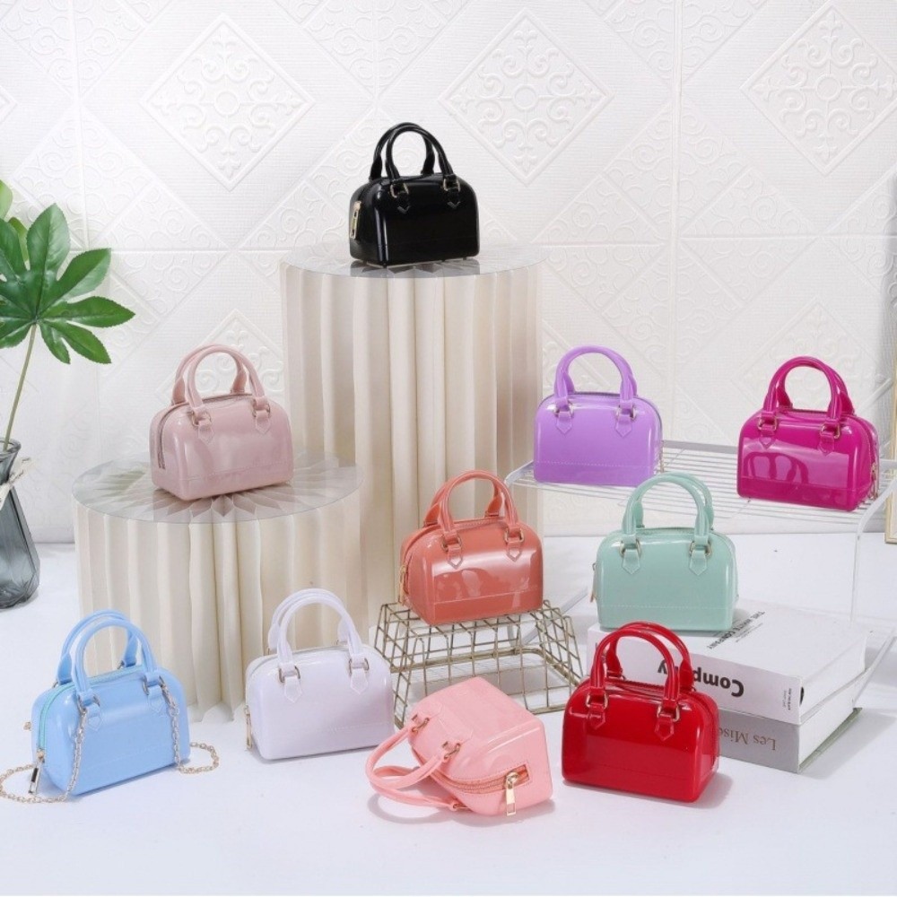 Túi xách nữ HOBBYIN, Túi đeo chéo Mini màu trơn dễ thương, hình gối hợp thời trang có dây đeo vai Túi đeo vai đơn đa năng cho nữ