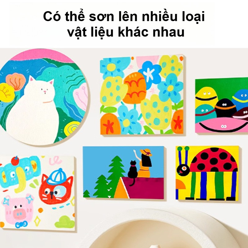 Bộ Bút Dạ Acrylic đầu Mềm,có Thể Giặt được,60/80Màu,Hộp đựng Bút,dùng Cho đồ Thủ Công Và Dụng Cụ Vẽ Tranh