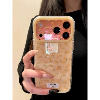 Ốp Điện Thoại Bảo Vệ Toàn Ống Kính Ins Hàn Quốc Cho iPhone 17Promax 17Pro 15 16 Promax Chống Sốc Hai Lớp imd Sweet Girly Vỏ Di Động