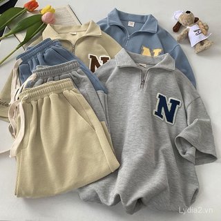 Giảm giá! Bộ đồ thể thao hai mảnh phong cách Western Plus Size, phù hợp chạy bộ mùa hè