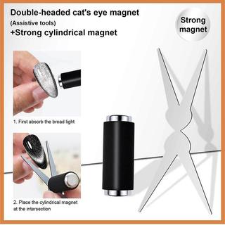 Bộ Nam Châm Hình Kéo Tạo Mắt Mèo Kiểu Pháp + Nam Châm Trụ – Dụng Cụ Nail Cat Eye Gel Chuyên Nghiệp