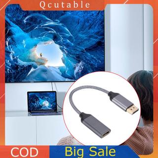 4K UHD DP Sang HDMI Tương Thích HD TV Video Bộ Chuyển Đổi Âm Thanh Nam Sang Nữ DP Sang HDTV Cáp Chuyển Đổi Cho Máy Tính Laptop HP / DELL