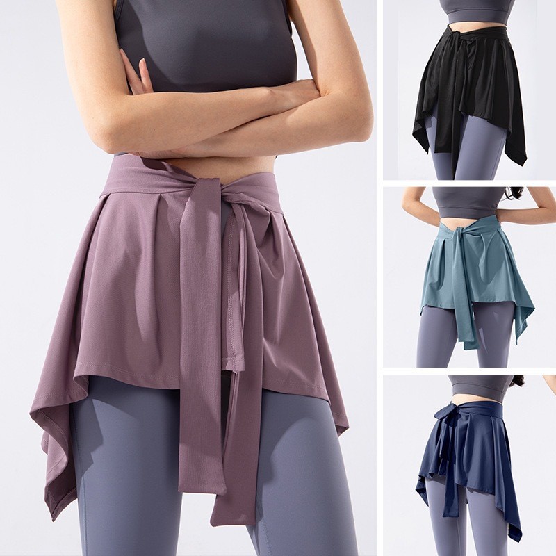 Chạy Bộ Thể Dục Mỏng Hơn Nhìn Nhanh Khô Một Mảnh Hông Che Phủ Chống Trầy Xước Rèm Mông Nửa Chiều Dài T