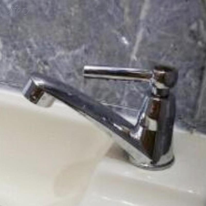 Jfory Vòi nhựa mạ bạc Vòi kéo phòng tắm và nhà bếp Vòi nước phun, tay cầm đơn, xoay G1 / 2 ''