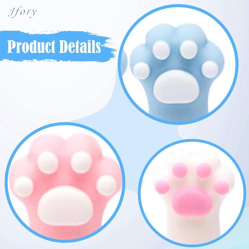 Jfory Nút chặn kim đan Cat Paw, Nút chặn đầu kim, Đồ dùng nghệ thuật nhẹ Bảo vệ đầu để may và móc tay