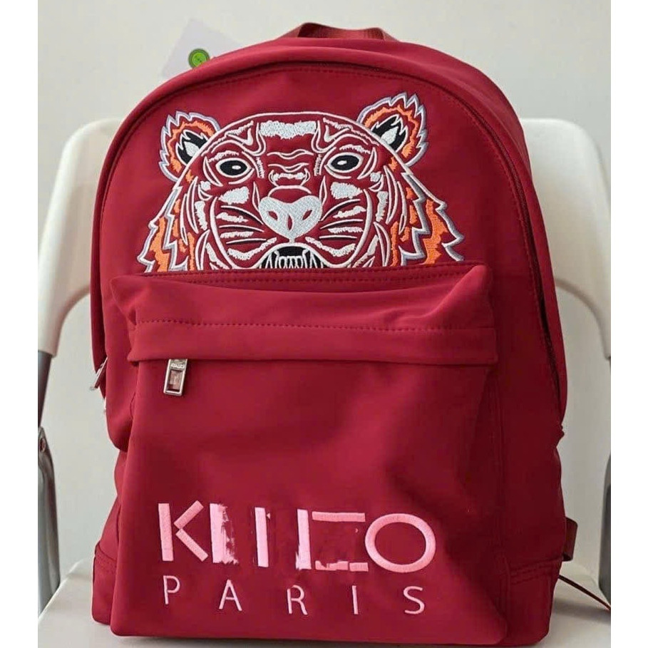 Balo, Cặp Đựng Sách Vở Laptop Hổ Đỏ Thêu ZoZo KCloset Chất Dù Chống Nước NA113