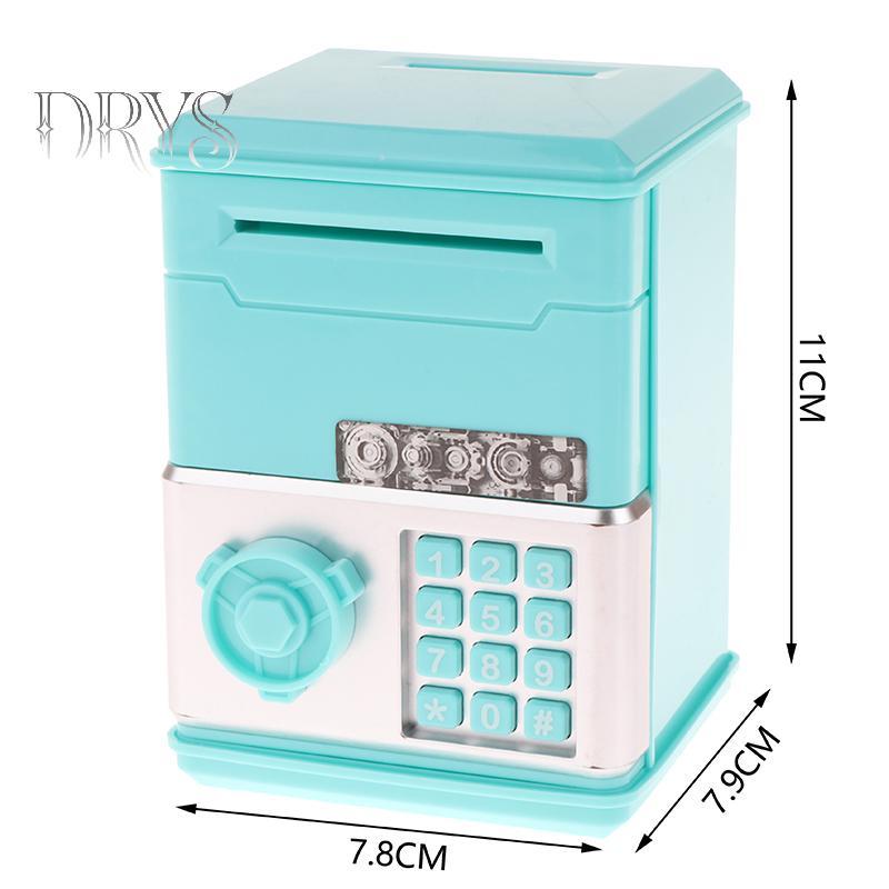 (TFT) Trẻ Em Tiền Ngân Hàng Mật Khẩu Heo Đất Mini ATM Tiền Đồng Xu Hộp Đựng Tiền Cho Trẻ Em Đồ Chơi Sinh Nhật MỚI