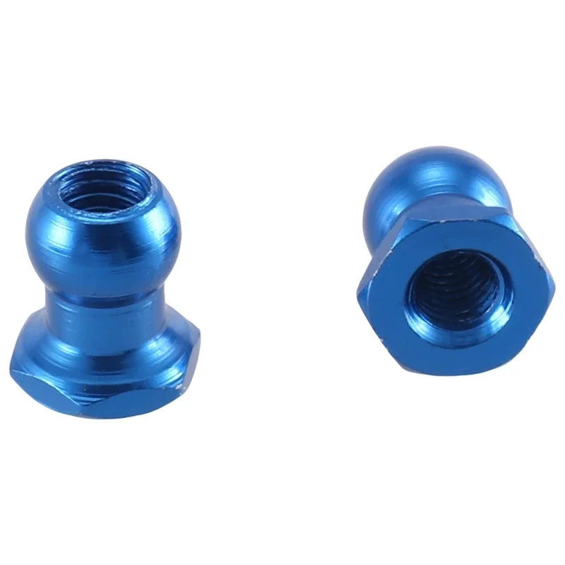 10 Chiếc 5 Mm Hợp Kim Nhôm Bóng Đầu Đai Ốc 53640 Cho Tamiya RC Xe Nâng Cấp Phần Phụ Kiện