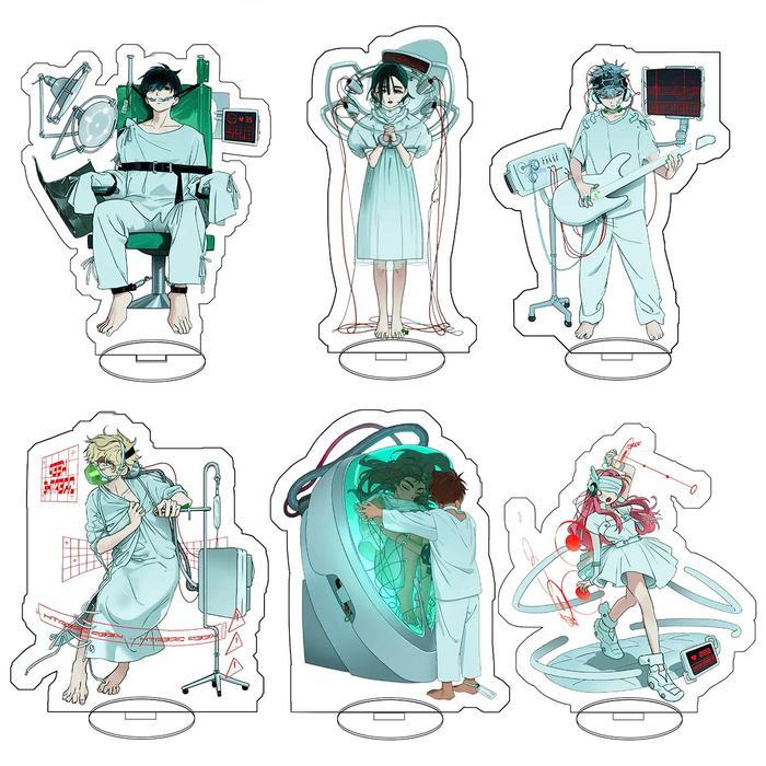 Alien Stage Anime Peripheral Acrylic Standee MiziSua Creative Campus Desktop Ornament Hadiah - TILL