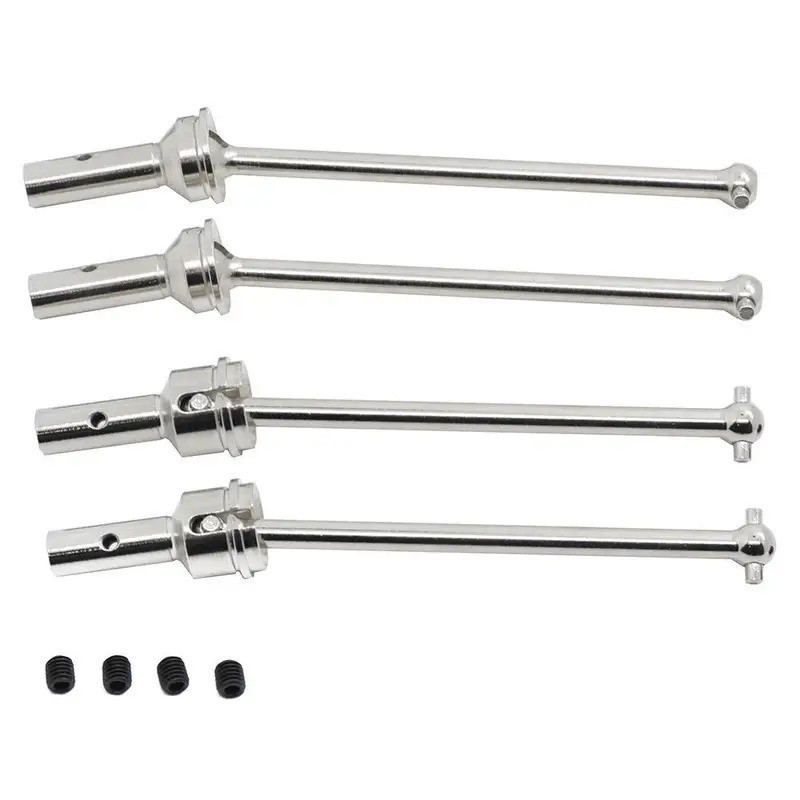 4 Trục truyền động trước và sau bằng kim loại CVD cho Arrma 1 / 8 Typhon 6S 1 / 7 Vi phạm 6S Không giới hạn 6S BLX RC Xe nâng cấp các bộ phận