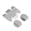 Khung gầm bằng thép không gỉ Armor Tấm bảo vệ trục cho nâng cấp 1 / 10 RC Crawler Axial SCX10 PRO