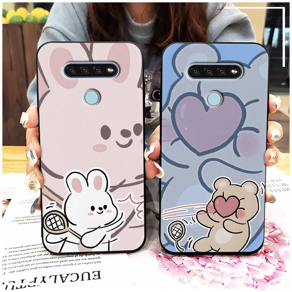 Ốp Lưng TPU Graffiti LG Q51, chống sốc toàn bộ, thiết kế hoạt hình bền đẹp, dễ thương, bảo vệ máy