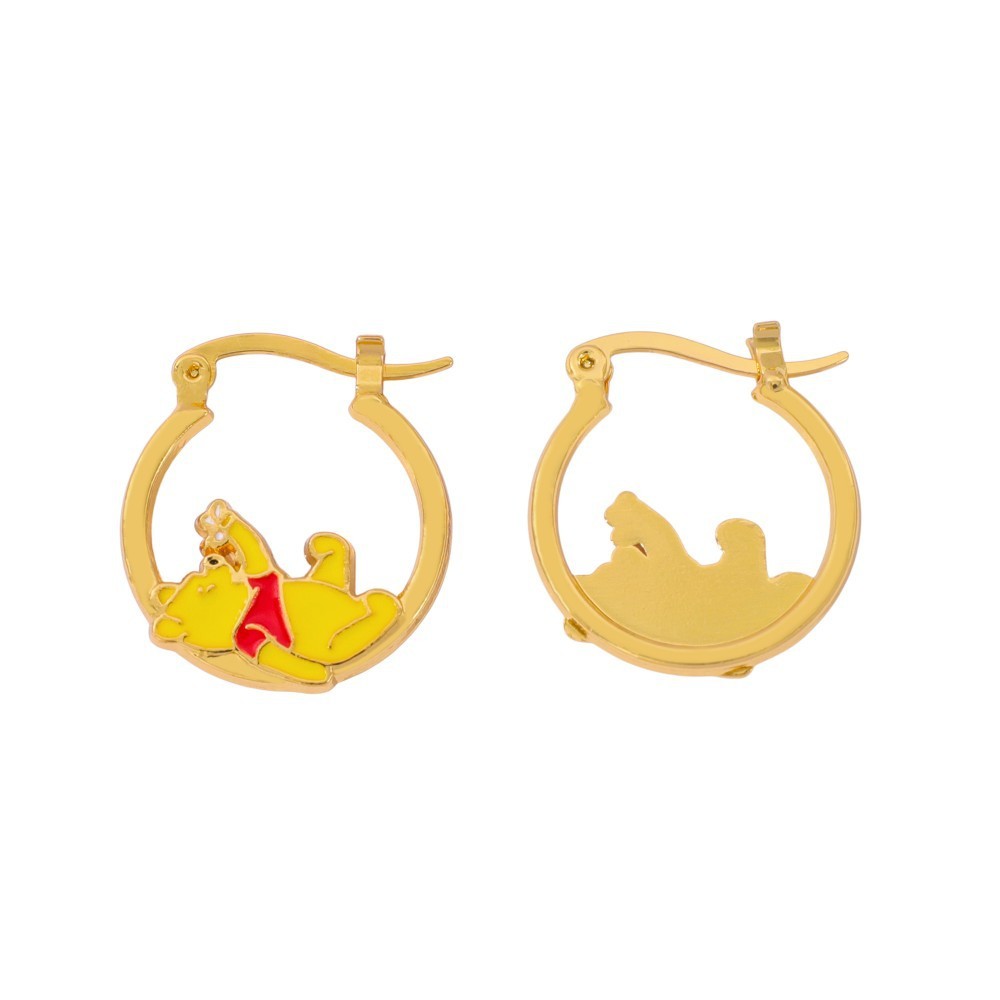 Hoạt Hình Winnie the Pooh Bông Tai Dễ Thương Niche Bông Tai cos Quần Áo Phụ Kiện Quà Tặng Bạn Gái