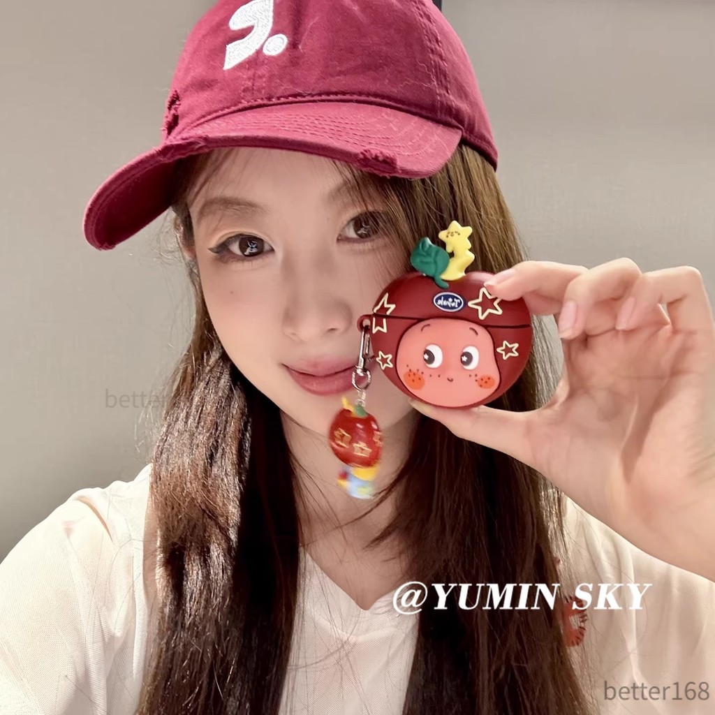 Phim hoạt hình nhân vật phản diện ngôi sao dễ thương cho AirPods 2 3 4 Vỏ tai nghe không dây bluetooth Vỏ mềm silicon